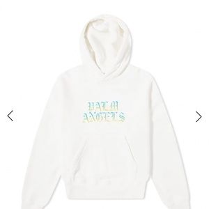 Palm Angels Hue Gothic logo hoodie
